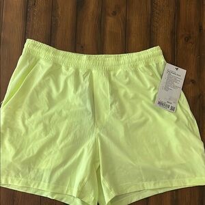 Men’s lululemon Neon yellow shorts